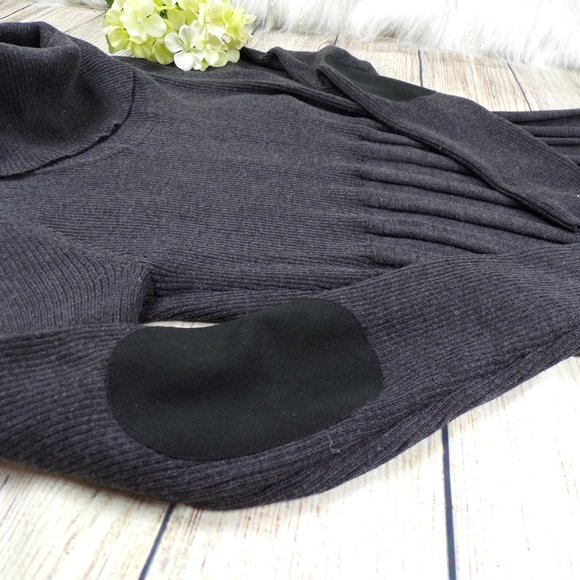 Calvin Klein Gray Turtleneck Sweater Dress - Picture 3 of 7